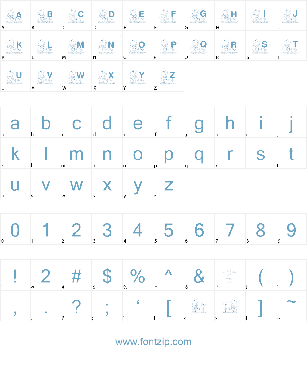 KR Garden for Sue Font Character